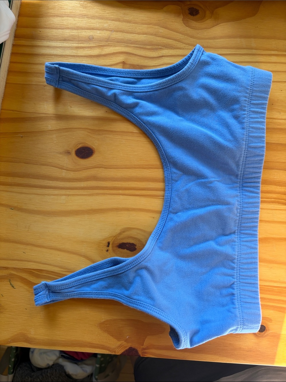 Lake Jane organic cotton scoop bra Daybreak